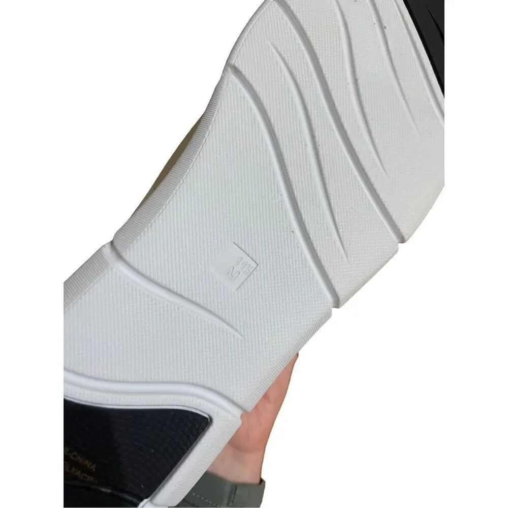 Vaneli pink fleece sneakers white leather 11.5